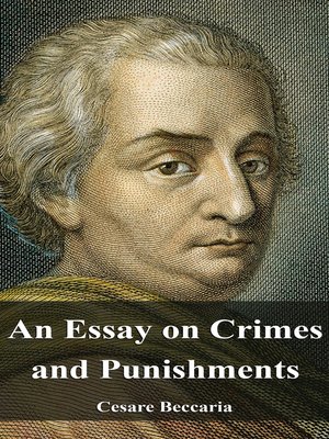 cover image of An Essay on Crimes and Punishments